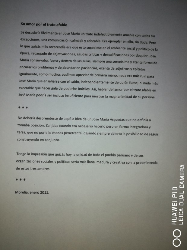 Arguedas. Solari 3 amores. Tres.